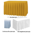 14ft  polyester table skirt royal blue